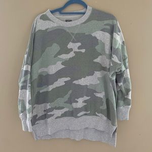 Aerie Camo Print Sweatshirt